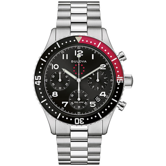 Bulova Marine Star 150th Anniversary Chronograph Special Edition Silver Stainless Steel Bracelet