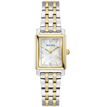 Bulova Sutton Two Tone Stainless Steel Bracelet