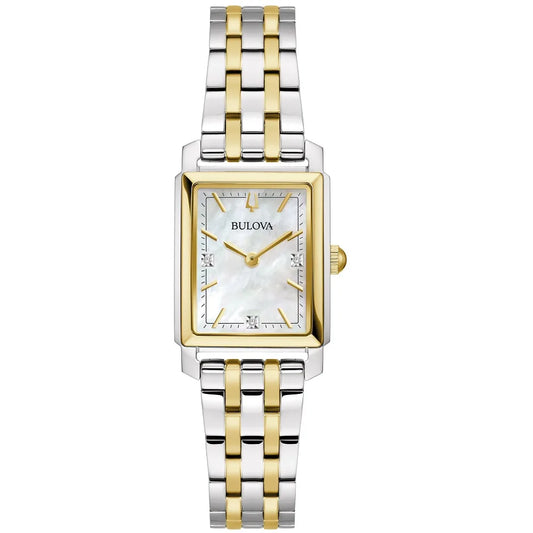 Bulova Sutton Two Tone Stainless Steel Bracelet