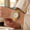 Bulova Diamond Marine Star Gold Stainless Steel Bracelet