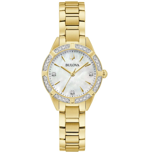 Bulova Sutton Diamond Stainless Steel Bracelet