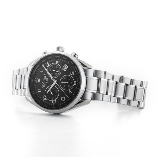 Roamer Pro Chrono Silver Stainless Steel Bracelet