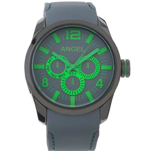 Angel New York Gray Leather Strap