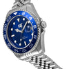 Ανδρικό Ρολόι Caterpillar GMT Ασημί με Μπλε Καντράν και Μεταλλικό Μπρασελέ