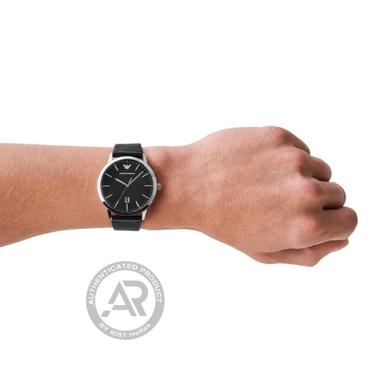 Ρολόι Ανδρικό με Λουράκι Emporio Armani Renato AR11193