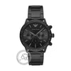 Emporio Armani Ανδρικό Ρολόι Chronograph σε Μαύρη Απόχρωση AR11242