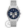 Emporio Armani Antonio Chronograph Silver Stainless Steel Bracelet