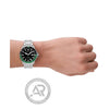 Emporio Armani World Explorer  Silver Stainless Steel Bracelet