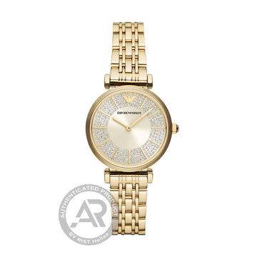 Emporio Armani Gianni T-Bar Gold Stainless Steel Bracelet