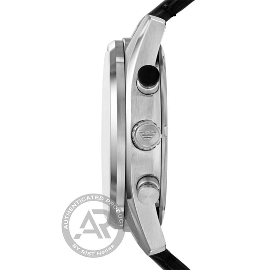Emporio Armani Chronograph Leather Strap