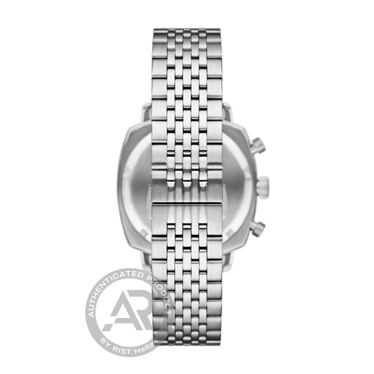 Emporio Armani Kariana Waves Chronograph Silver Stainless Steel Bracelet