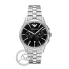Emporio Armani Dario Chronograph Silver Stainless Steel Bracelet
