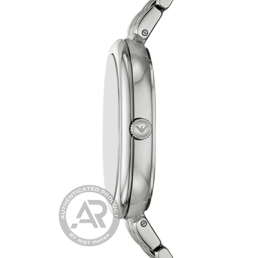 Emporio Armani Kariana Waves Silver Stainless Steel Bracelet