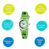 Tikkers Dinosaur BoxSet Green Fabric Strap