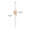Tikkers BoxSet Crystals White Leather Strap