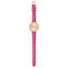 Tikkers Girls Crystals Fuchsia Leather Strap Gift Set