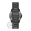 Armani Exchange Banks Black Stainless Steel Bracelet
