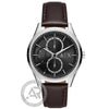 Armani Exchange Dante Multifunction Brown Leather Strap
