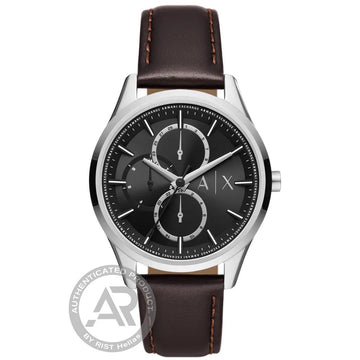 Armani Exchange Dante Multifunction Brown Leather Strap