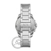 Armani Exchange Spencer Chronograph Silver Stainless Steel Bracelet