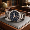 Armani Exchange Hampton Chronograph Silver Stainless Steel Bracelet