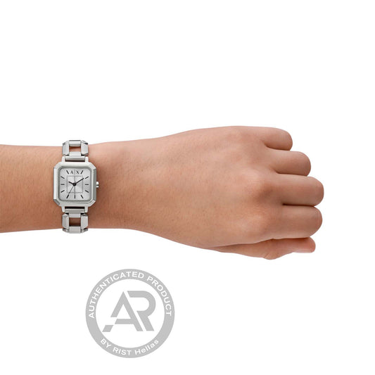Armani Exchange Leila Silver Stainless Steel Bracelet