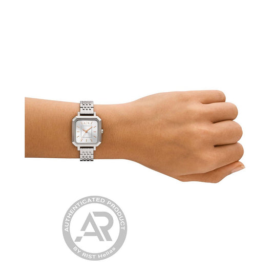 Armani Exchange Leila Silver Stainless Steel Bracelet