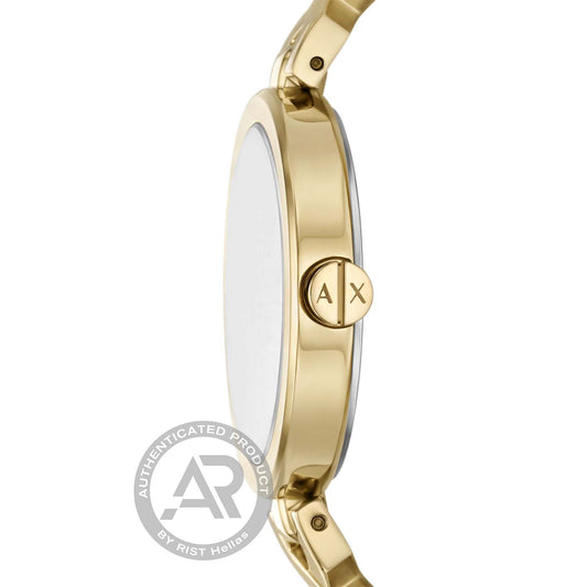 Armani Exchange Kariana Waves Gold Stainless Steel Bracelet
