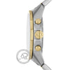 Armani Exchange Banks  Chronograph Two Tone Stainless Steel Bracelet