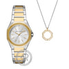 Armani Exchange Andrea Set Two Tone Stainless Steel Bracelet
