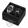 Armani Exchange Chronograph Two-Tone Watch and Interchangeable Strap Set