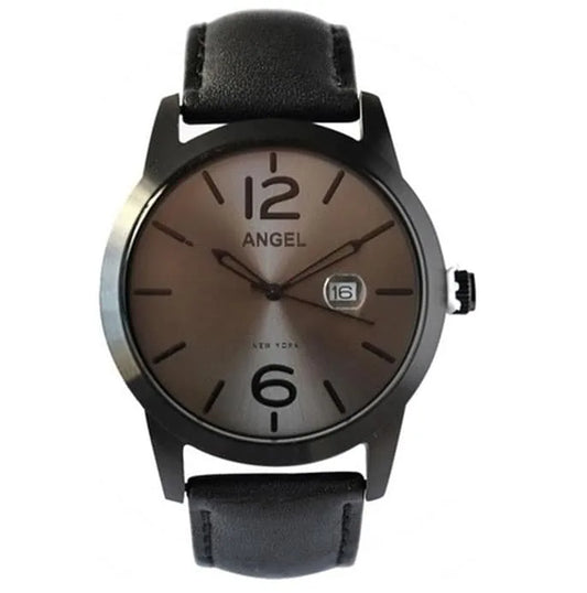 Angel New York Black Leather Strap