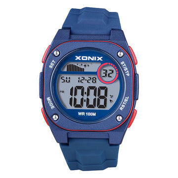 Ρολόι Ανδρικό Ψηφιακό Xonix WR100M Μπλε BBM-005