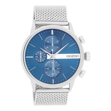 Oozoo Timepieces Silver Metallic Bracelet