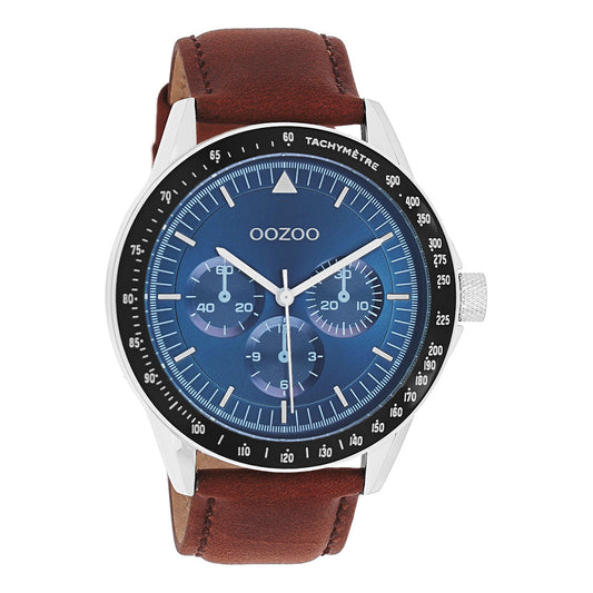 Oozoo Timepieces Brown Leather Strap