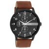 Oozoo Timepieces Brown Leather Strap