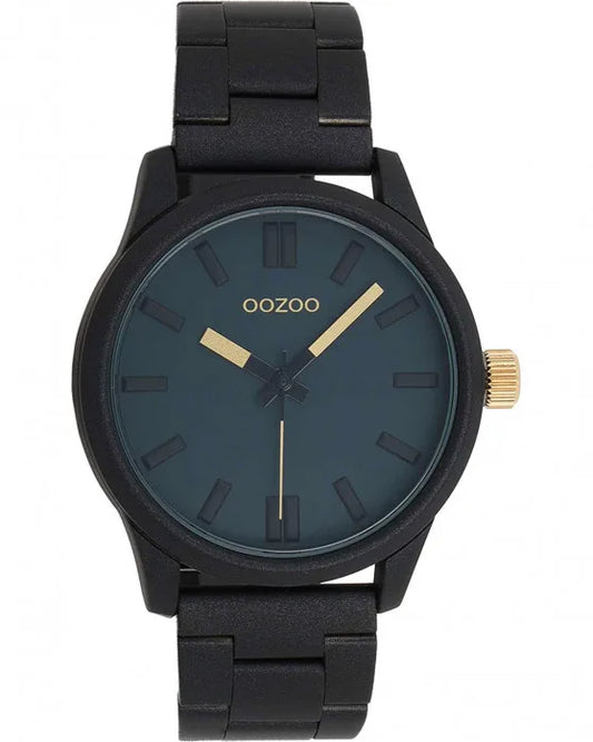 Ρολόι OOZOO Timepieces Black Metallic Bracelet C11618