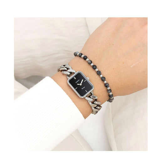 Oozoo Vintage Silver Metallic Bracelet