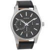 Oozoo Timepieces Black Leather Strap