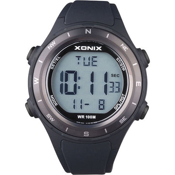 Xonix Black Rubber Strap