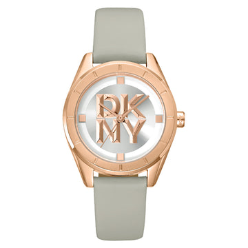 DKNY Chambers Midi Leather Strap