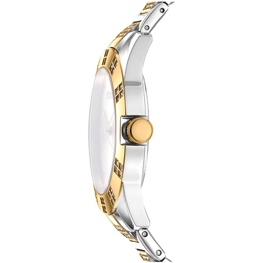 DKNY Park Ave Glitz Two Tone Stainless Steel Bracelet