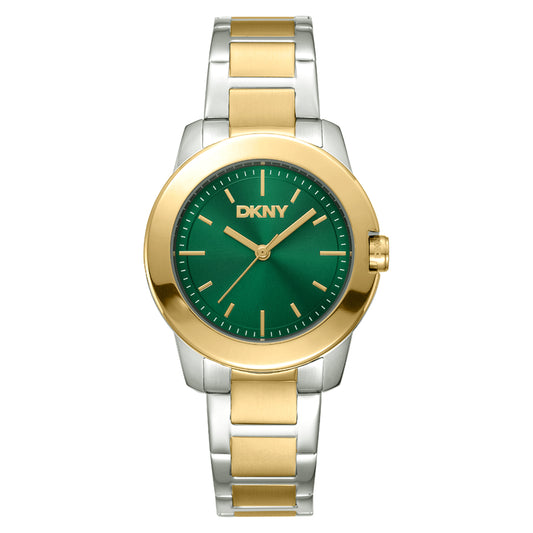 DKNY Park Ave Midi Two Tone Stainless Steel Bracelet