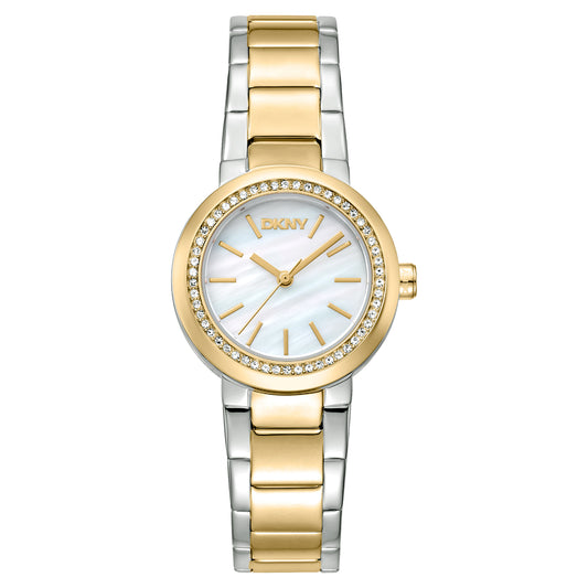 DKNY Eastside Mini Two Tone Stainless Steel Bracelet