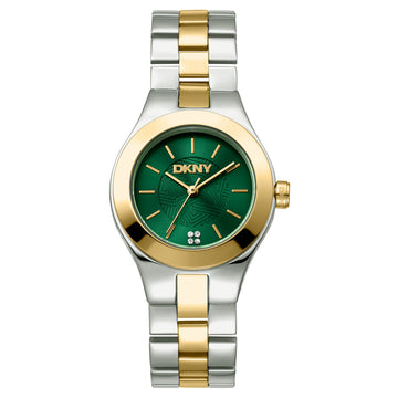 DKNY Parsons Midi Two Tone Stainless Steel Bracelet