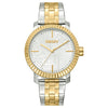 DKNY Chambers Maxi Two Tone Stainless Steel Bracelet