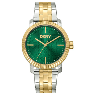 DKNY Chambers Maxi Two Tone Stainless Steel Bracelet