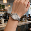 Ρολόι Γυναικείο DKNY Ασημί με Κρύσταλλα DK1L100M0045