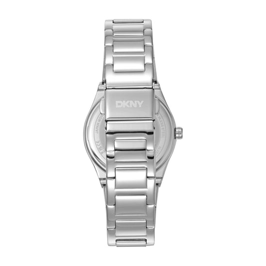 DKNY Logo Silver Stainless Steel Bracelet