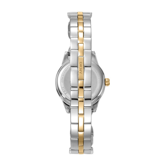 DKNY Γυναικείο Ρολόι Quartz Δίχρωμο με Πράσινο Καντράν DK1L113M0275